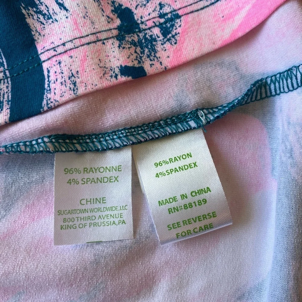 LILLY Pulitzer Bundle of 2 Dresses: Annastasha Floral & Green Beckett Dr… - Picture 9 of 17